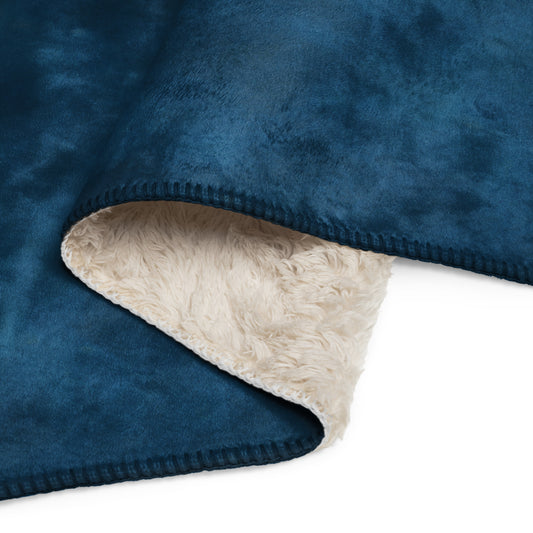Starlit Mesa Dusk Suede Sherpa Blanket | Cozy Plush Throw for Sofa or Bed