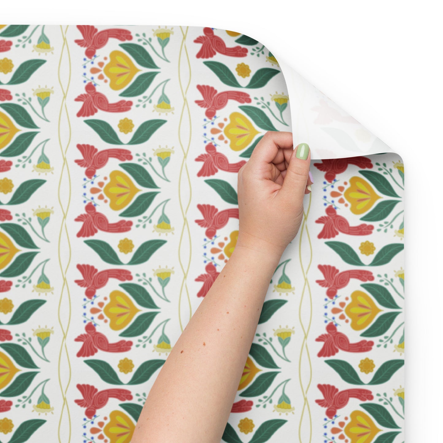 Bird & Bloom Warm Color Palette Matte Gift Wrap | Birthdays, Weddings & Special Occasions | Set of 3