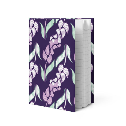 Lavender Summer Florals Purple Hardcover Journal | Matte