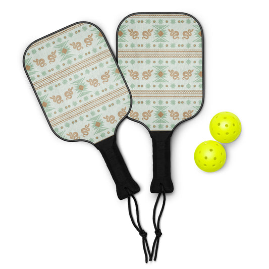 Starlit Mesa Turquoise Pickleball Paddle Set | Soft Ergonomic Grip
