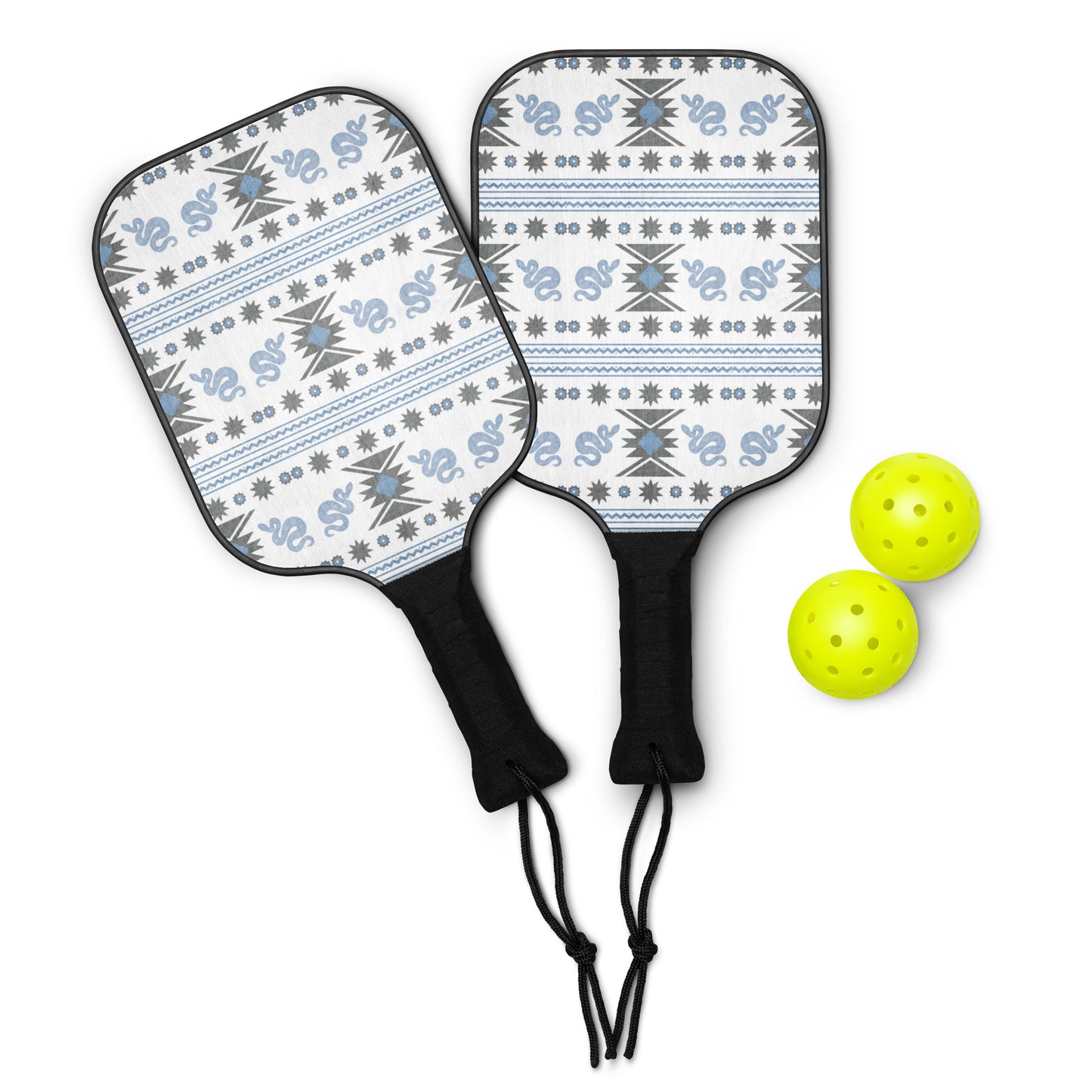 Starlit Mesa Frosted Adobe Pickleball Paddle Set | Soft Ergonomic Grip