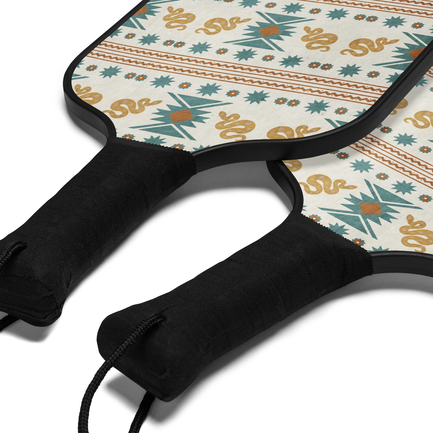 Starlit Mesa Rustic Sand Pickleball Paddle Set | Soft Ergonomic Grip