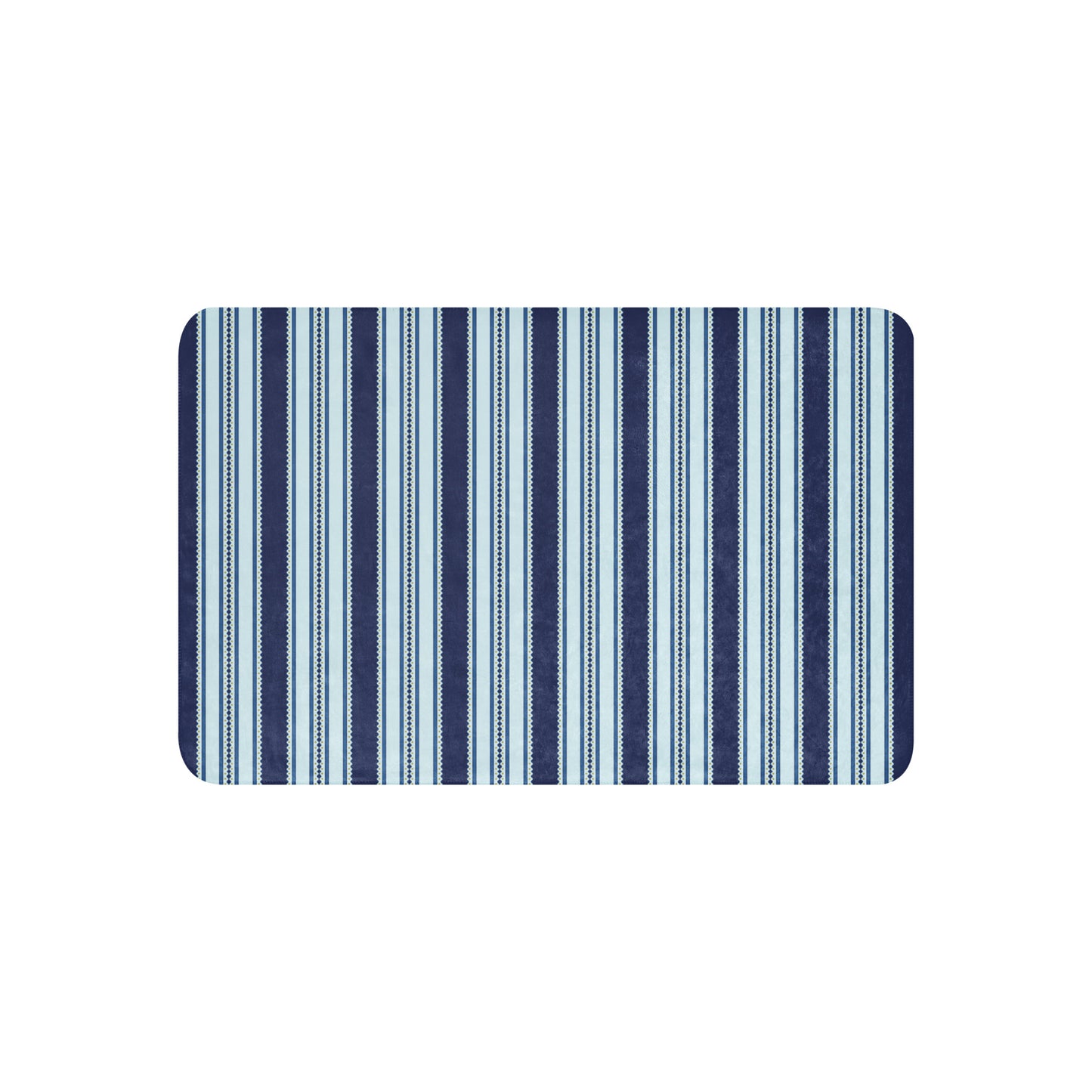 Classic Blue Striped Sherpa Blanket – Classy Holiday Striped Throw | Heritage Christmas Decor, Cozy Winter Cabin Gift