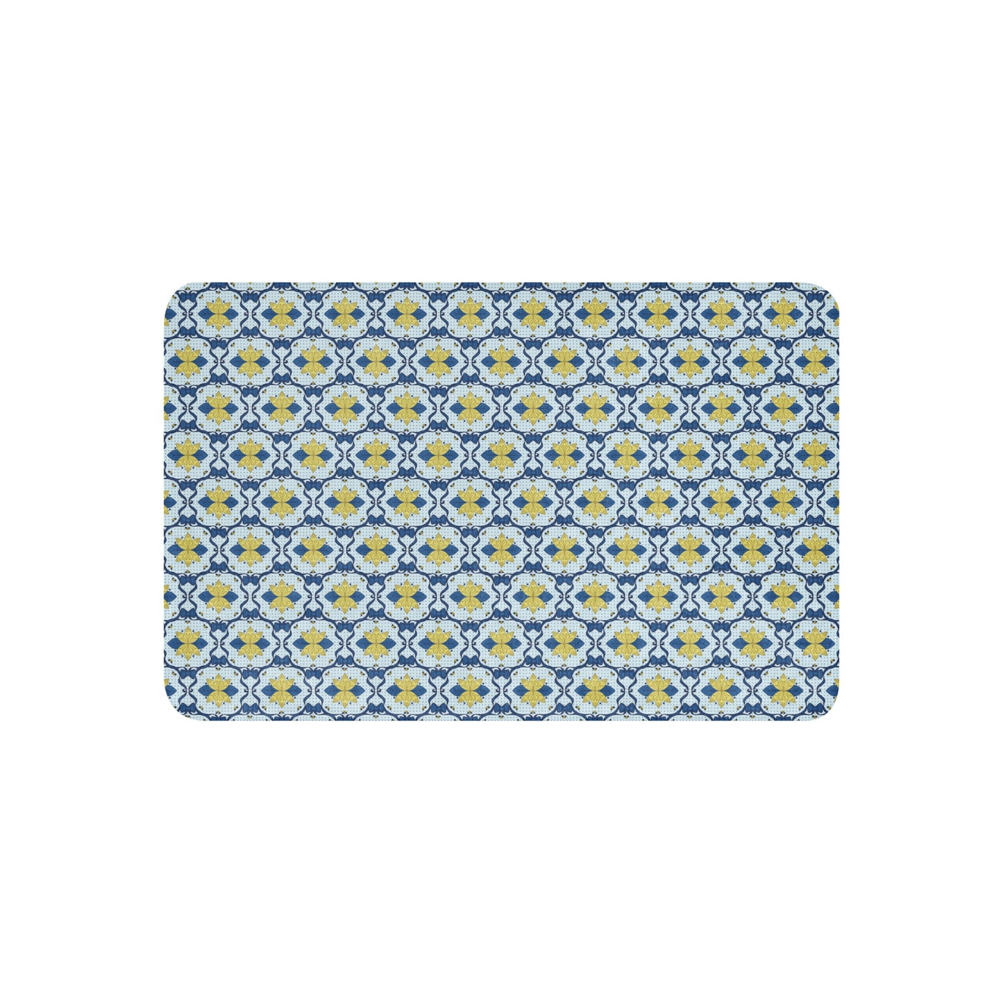 Scandinavian Christmas Poinsettia Sherpa Blanket – Blue & Gold Folk Floral Throw | Cozy Nordic Holiday Decor, Classy Winter Gift