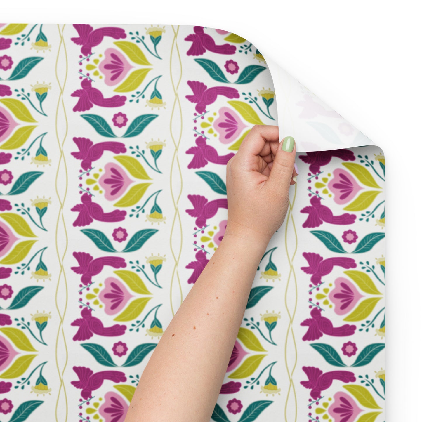Bird & Bloom Warm Color Palette Matte Gift Wrap | Birthdays, Weddings & Special Occasions | Set of 3