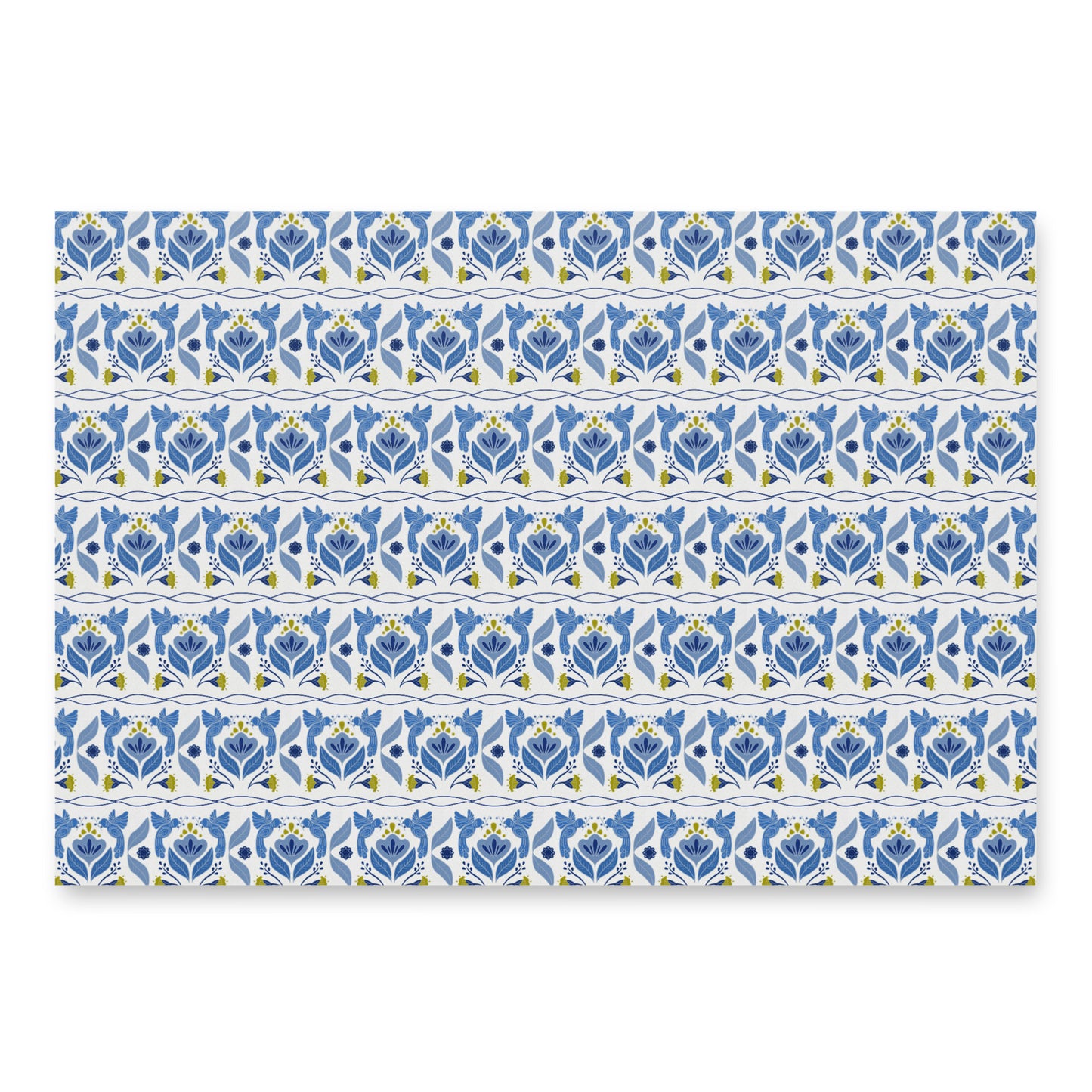 Bird & Bloom Warm Color Palette Matte Gift Wrap | Birthdays, Weddings & Special Occasions | Set of 3