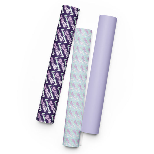 Elegant Lavender Purple Matte Gift Wrap | Birthdays, Weddings & Special Occasions | Set of 3